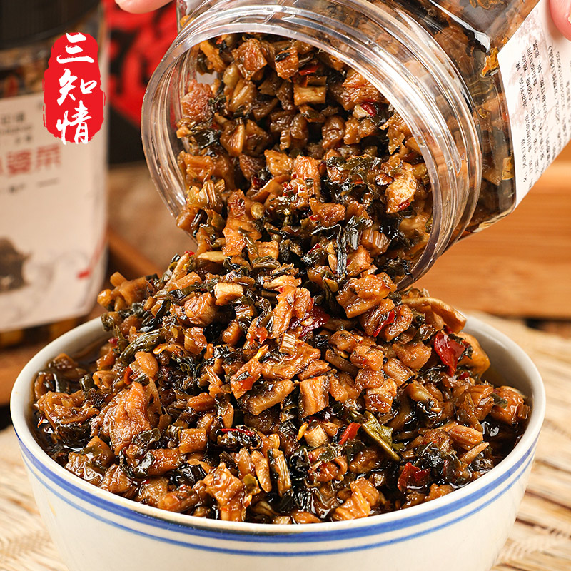 三知情 农家外婆菜280克/瓶 多种蔬菜炒制而成开味下饭 到手价¥9.90